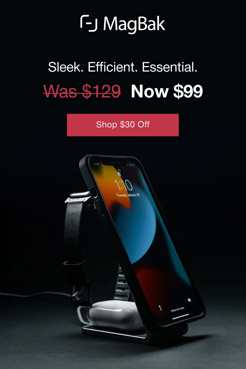 Sleek. Efficient. Essential. Why Choose MagBak  3-in-1 MultiCharger? Unlike cheap knockoffs, MagBak combines premium materials, innovative engineering, and unbeatable functionality to give you the ultimate charging experience.