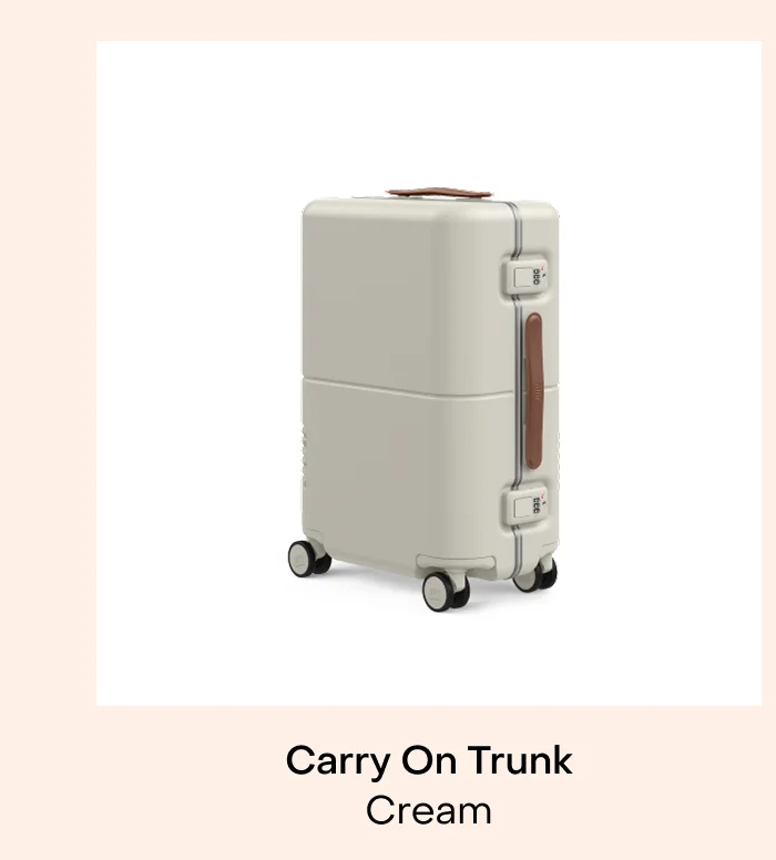 Carry On Trunk Cream