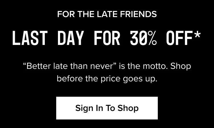 Sign In To Shop