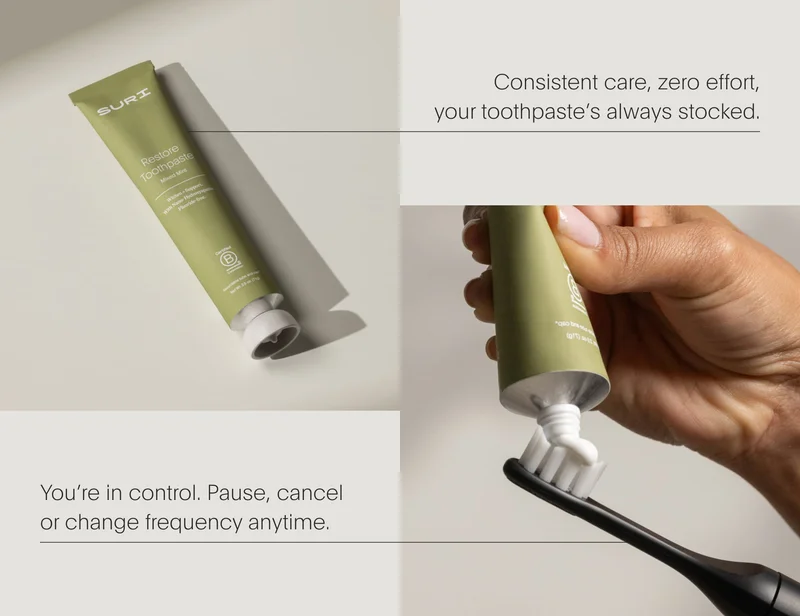 discover suri subscriptions - suri toothpaste