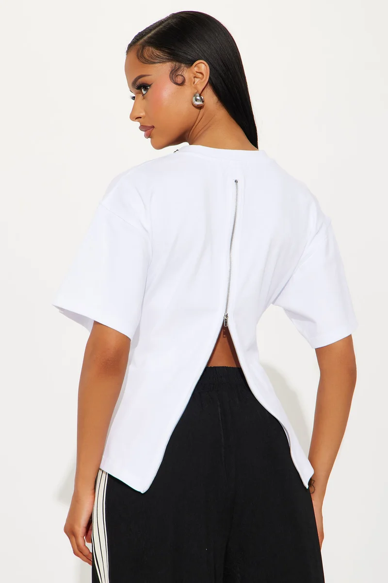 Image of Jayden Fitted T-Shirt - White