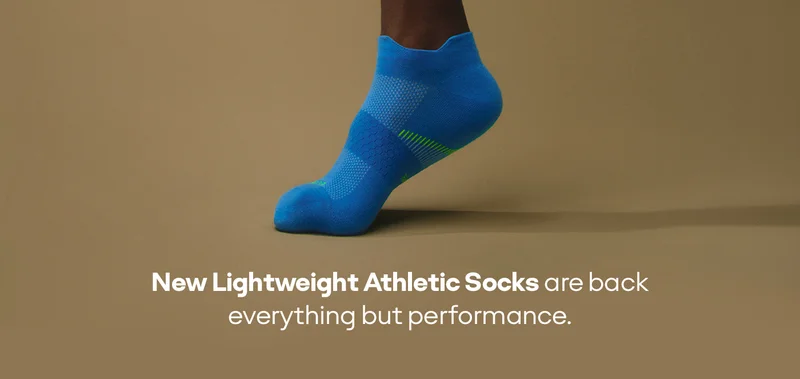 New Lightweight Athletic Socks pare back everything but performance.