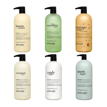 philosophy super-size bubble through the year shower gel 6-pc set