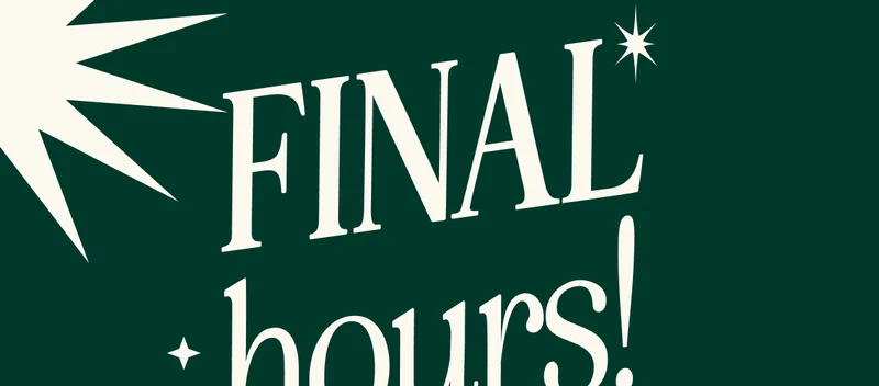 Final Hours! Up to 40% Off Sitewide Ends At Midnight Shop Now