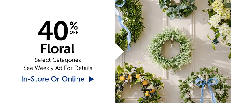 40% Off Floral - Select Categories