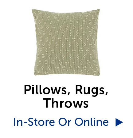 Pillows, Rugs & Throws