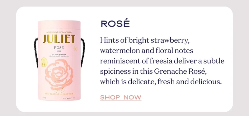 Rosé | Hints of bright strawberry, watermelon and floral notes reminiscent of freesia deliver a subtle spiciness in this Grenache Rosé, which is delicate, fresh and delicious. | Shop now