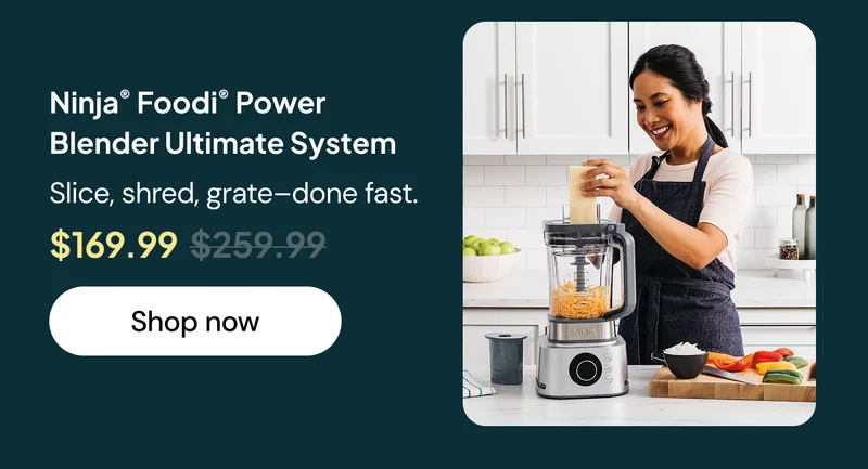 Ninja® Foodi® Power Blender Ultimate System: Slice, shred, grate--done fast.