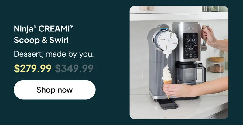 Ninja® CREAMi® Scoop & Swirl: Dessert, made by you.