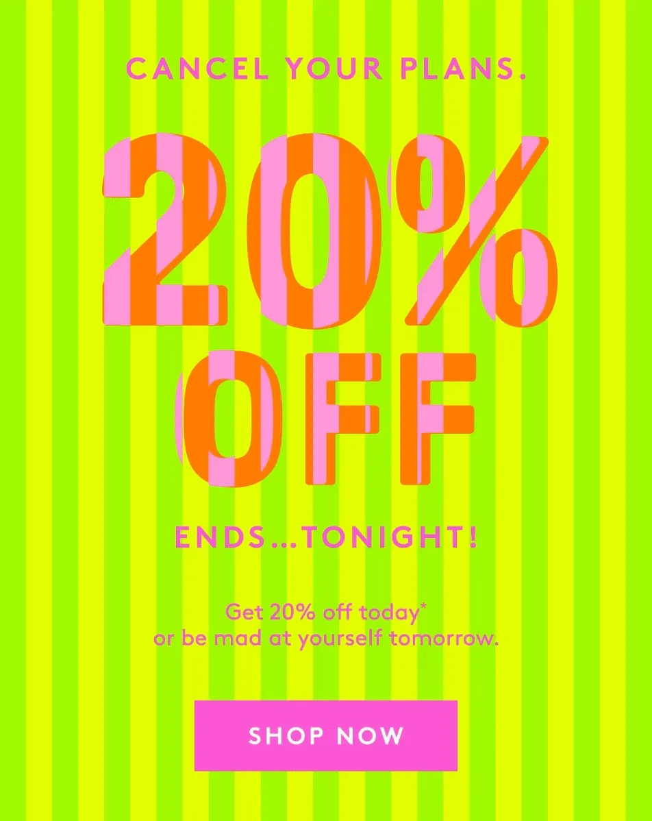 Shop 20% Off Sitewide Sale Before it Ends