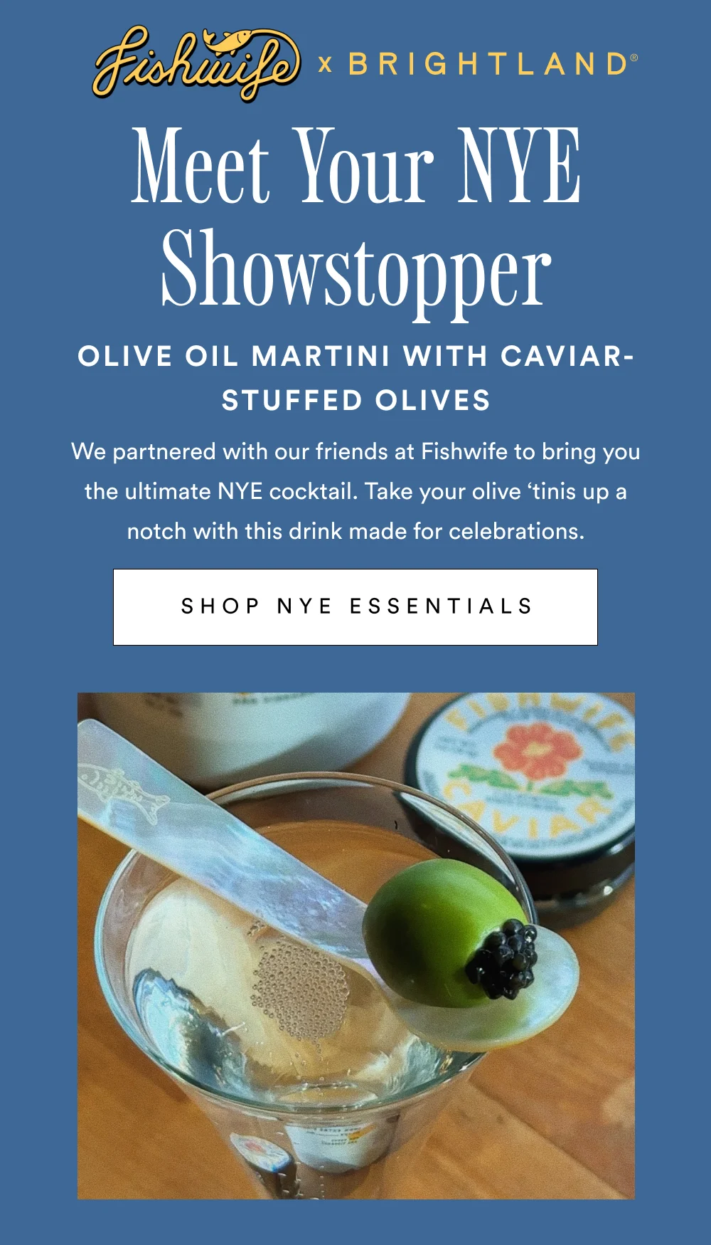 Caviar Martini