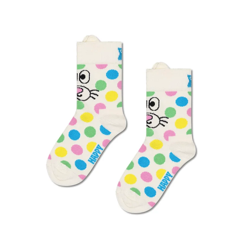 Kids Dotted Bunny Sock