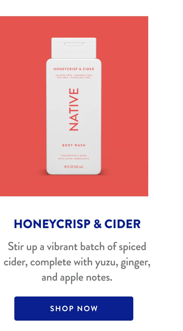HONEYCRISP & CIDER | Stir up a vibrant batch of spiced cider, complete with yuzu, ginger, and apple notes. | SHOP NOW