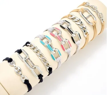 Maya J Jewelry Set of 9 Designer Hair Tie Bracelets