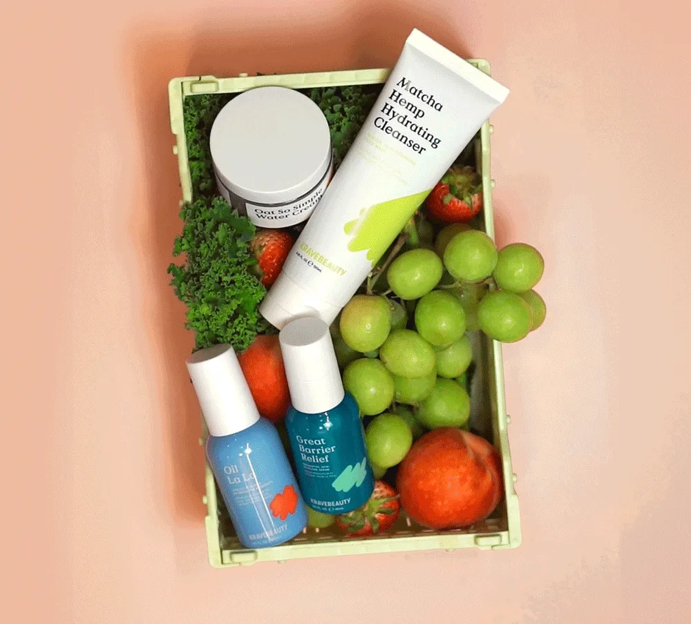 KraveBeauty Products with the Imperfect Checker Claw