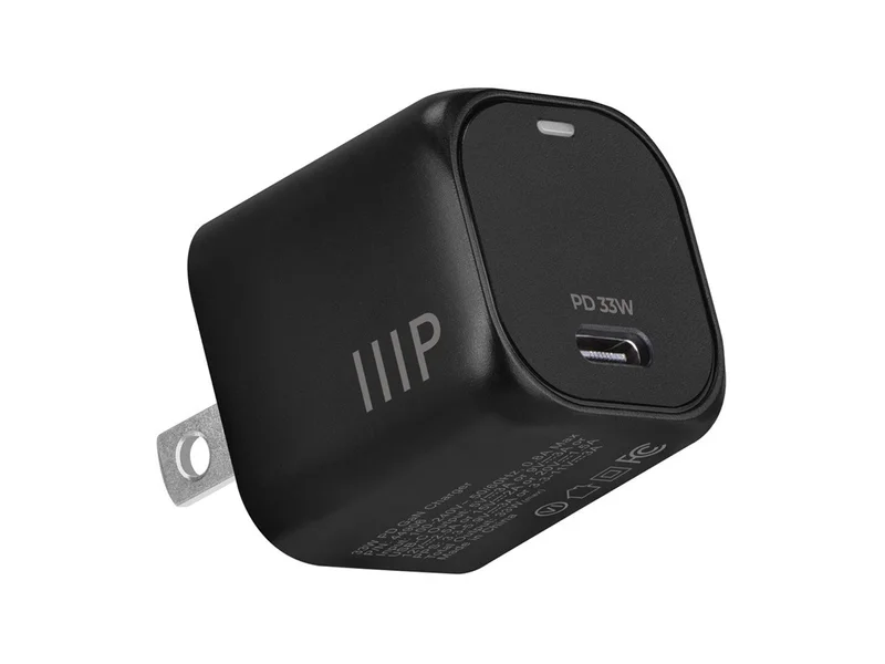 33W USB-C Mini Cubic GaN Charger - Black