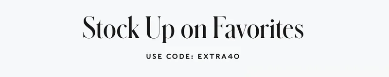 Extra 40% Off Sale Items