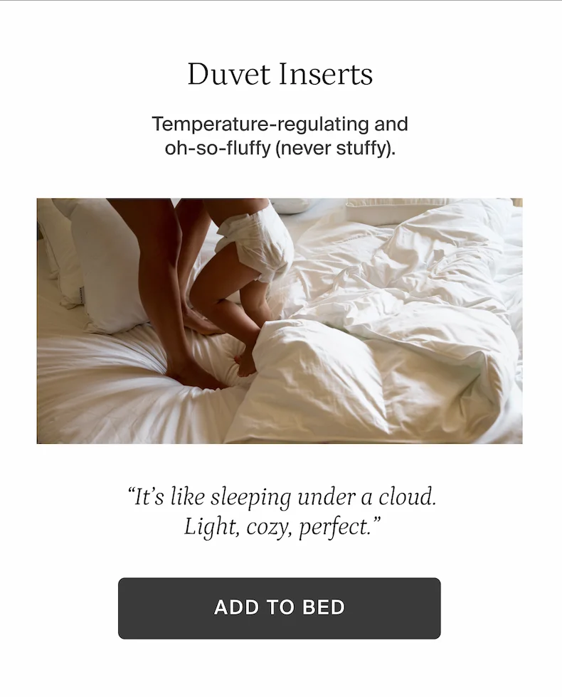 Add to bed