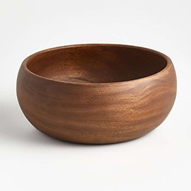 Tondo Acacia Serving Bowl