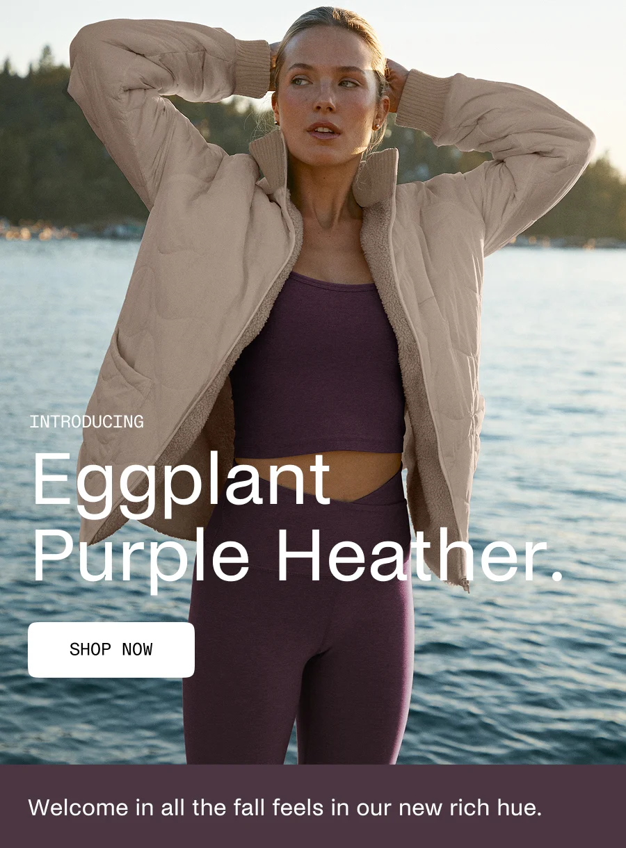 Shop New Hues: Eggplant Purple Heather