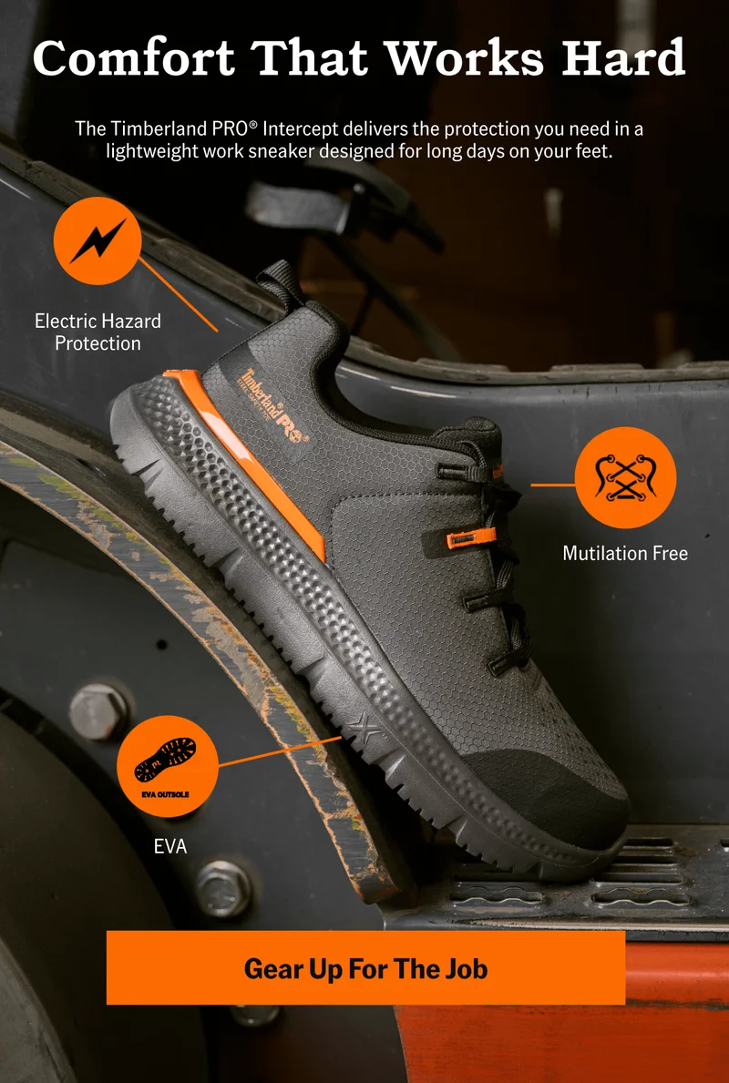 Comfort That Works Hard. Gear Up For The Job.