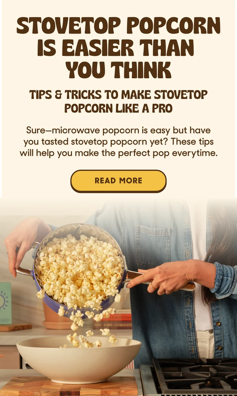 Stovetop Popcorn is Easier Than You Think