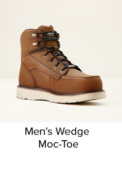 Men's Wedge Moc-Toe