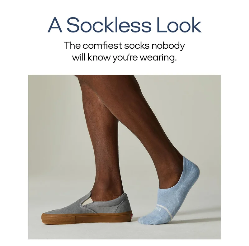 A Sockless Look | The comfiest socks nobody will know you're wearing.