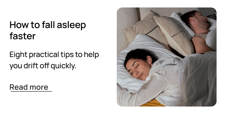 How to fall asleep faster