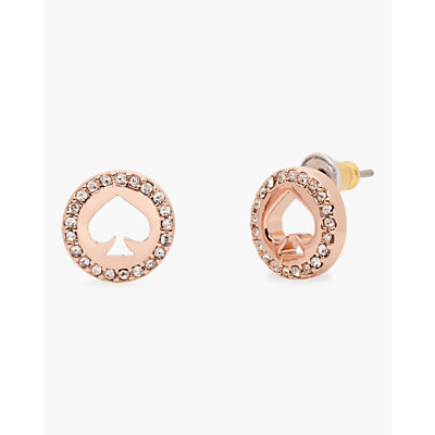 Spot The Spade Pave Halo Spade Studs