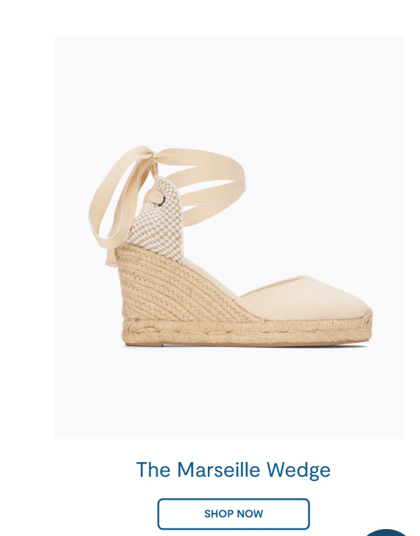The Marseille Wedge La Concha Ivory