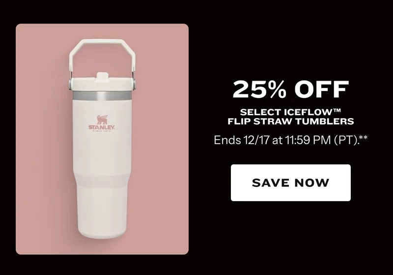 25% off Select IceFlow Flip Straw Tumblers