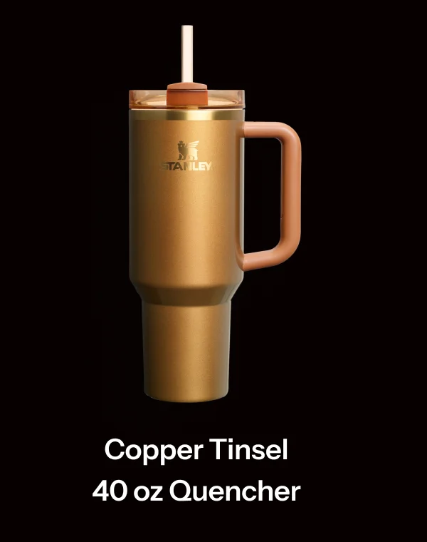 Copper Tinsel 40oz Quencher