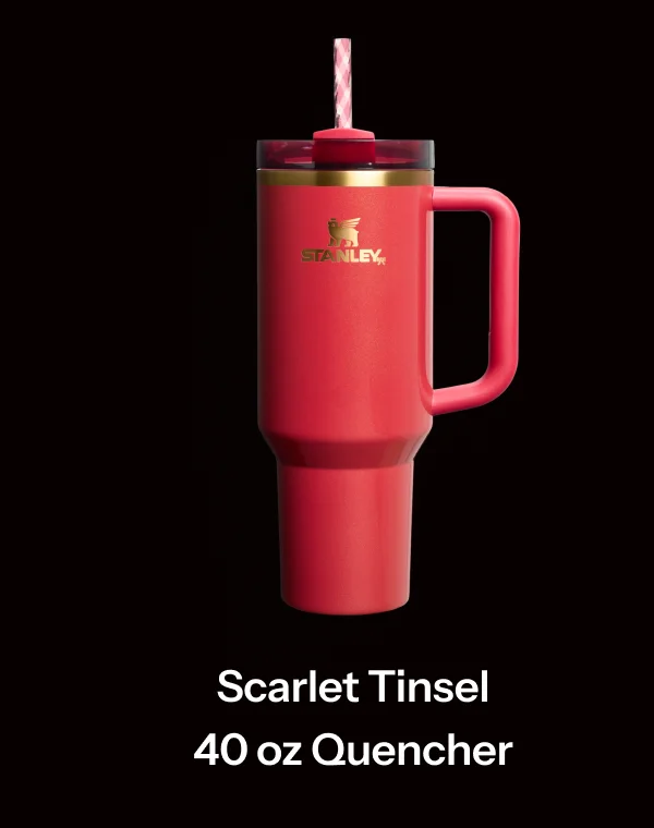 Scarlet Tinsel 40oz Quencher