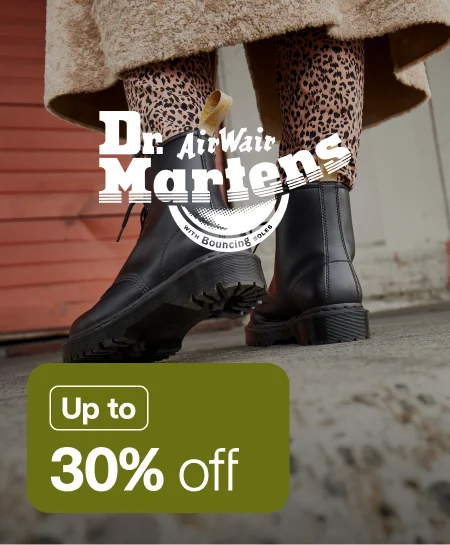Up to 30% off Dr. Martens Up to 30% off Dr. Martens