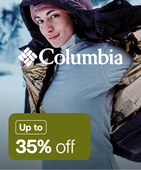 Up to 35% off Columbia Up to 35% off Columbia