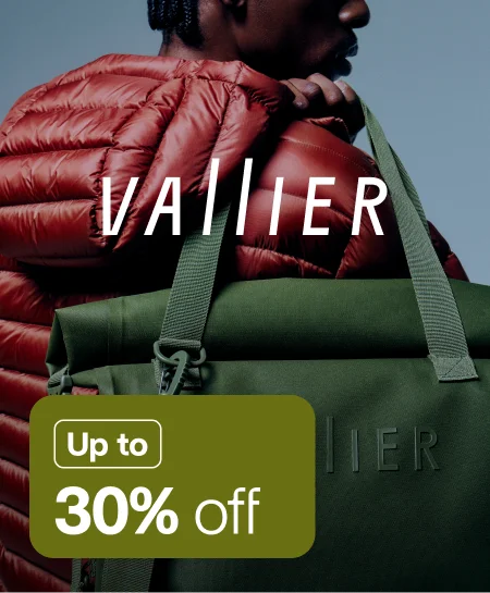 Up to 30% off on Vallier Up to 30% off on Vallier