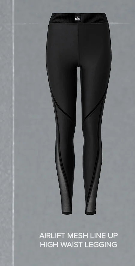 AIRLIFT MESH LINE UP HIGH WAIST LEGGING
