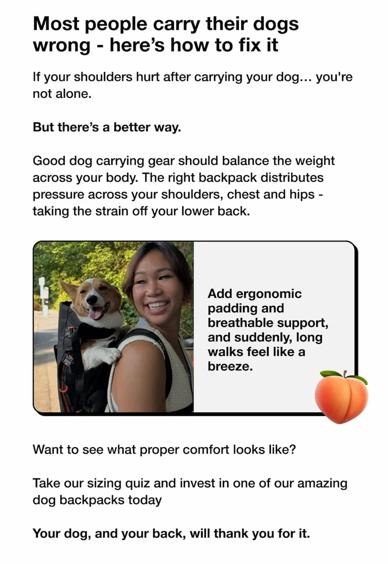 Most people carry their dogs wrong - here’s how to fix it