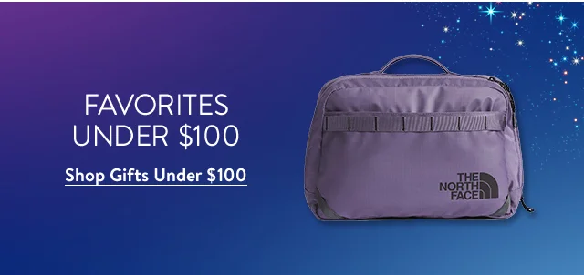 A bag from The North Face.