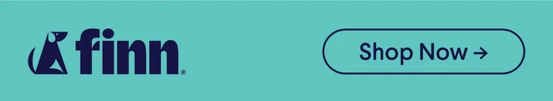Finn logo and Shop Now Button