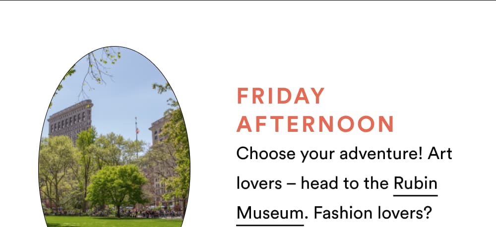 Friday Afternoon Choose your adventure!