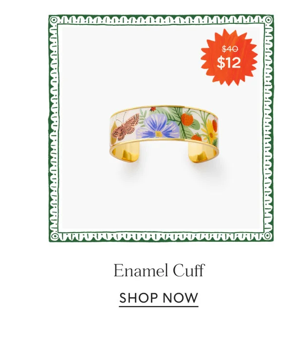Enamel Cuff SHOP NOW