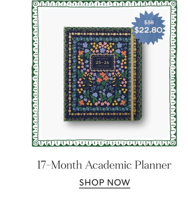 17-Month Academic Planner SHOP NOW