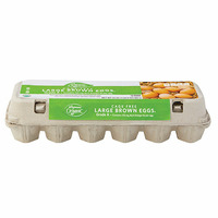 Wegmans Organic Large Brown Eggs, 12 Count, C...