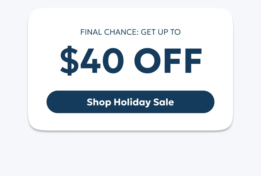 Shop up to $40 off