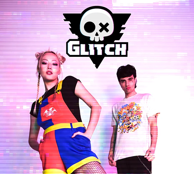 HT and Glitch. Cue The Chaos. Shop Now