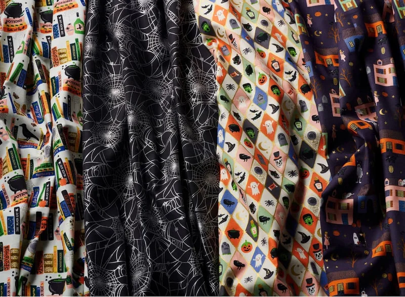 Halloween fabrics