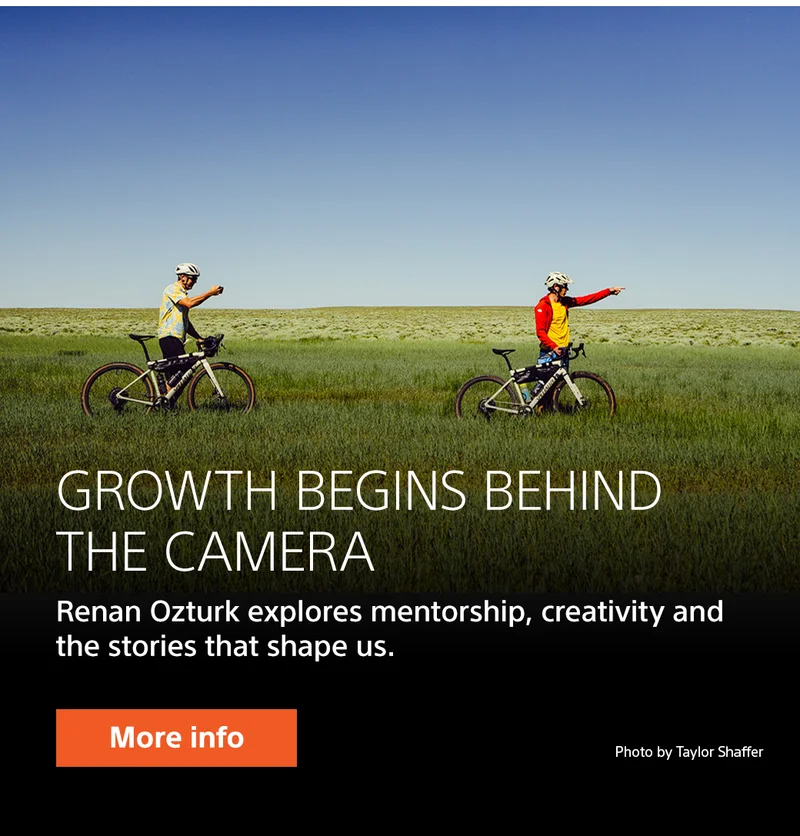 Growth Begins Behind The Camera | Renan Ozturk explores mentorship, creativity and the stories that shape us. More info | Photo by Taylor Shaffer