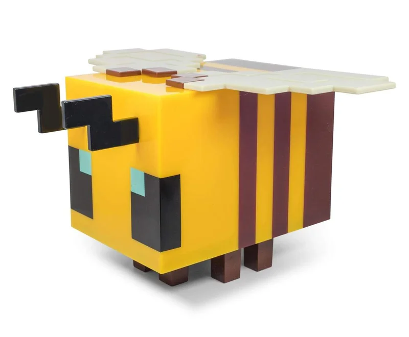 Image of Minecraft Bee Yellow Figural Mood Light - 5 Inches Tall
